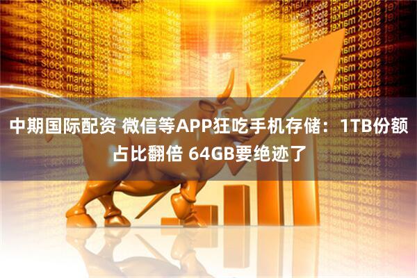 中期国际配资 微信等APP狂吃手机存储：1TB份额占比翻倍 64GB要绝迹了