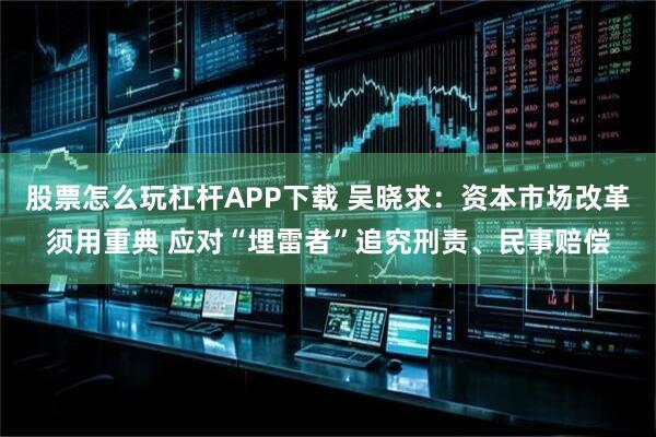 股票怎么玩杠杆APP下载 吴晓求：资本市场改革须用重典 应对“埋雷者”追究刑责、民事赔偿